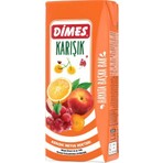 Dimes Karışık Meyve Nektarı 27 x 200 ml ( 1 Koli ) Taze ve Lezzetli Karışım