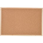 Panda 60x90 cm Lüks Ahşap Çerçeveli Duvar Tipi Mantar Pano Ofis ve Ev Kullanımına Uygun