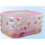 Bestway Bermuda Derin Havuz 140X100X70 cm Pembe Dayanıklı Vinyl Malzemeden Üretilmiştir
