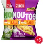 Züber Noutos Ekşi Krema ve Soğan 55g x 3 Adet + Yoğurt ve Mevsim Yeşillikleri 55g x 3 Adet Nohut Cipsi
