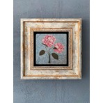 Oscar Stone Decor Çerçeveli Taş Duvar Dekoru 20 x 20 cm Doğaltaş ve Kompozit Malzeme ile Modern Tasarım CDD-40-1222