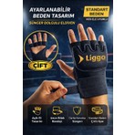 Liggo Ufc Boks Eldiveni Bilek Bandajlı Mma Eldiveni Torba Eldiveni Antrenman Eldiveni