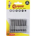 Rico 10 Parça Torx Bits Uç Seti 50mm Araç Gereçler İçin Dayanıklı Materyal