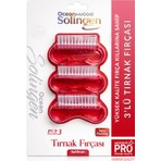 Muggio Tırnak Fırçası  3'lü Set Yüksek Kalite Fırça Kılları