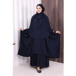 Bym Fashion Sufleli Cilbab 6024 Lacivert