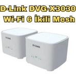 D-Link Dvg X3030 Wi-Fi 6 Ikili Mesh