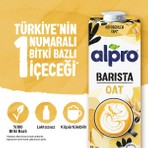 Alpro Barista Yulaf Sütü 1 L Vegan Laktozsuz Bitkisel Bazlı