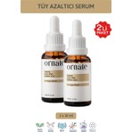 Ornate Tüy Azaltıcı Nemlendirici Serum 2'li Süper Set 30 ml Karınca Yumurtası Yağı İle Etkili Bakım