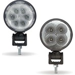 Serdar Plastik Serko 6 LED Cr 120MM LED Çalışma Lambası Yuvarlak Düz Cam 0001.3717.000