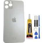 AXYA Iphone 11 Pro Arka Kapak Cam +Yapıştırıcı B700 + Tamir Seti