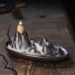 Tedisanat Oval Himalaya Şelale Tütsülük | Rahatlatıcı Duman Akışı & Meditasyon Dekoru