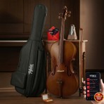 Midex GT-224 Profesyonel Üst Kalite Masif Ağaç Çello Viyolonsel