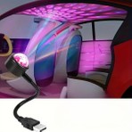 Hobibahçem® USB Sese Duyarlı 8 Farklı Mod Işıklı LED Atmosfer Işığı - Ambiyans Aydınlatması