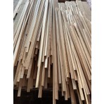 Ahşap Market Mekasan 1 cm x 2 cm Silinmiş Çam Çıta (10 Adet)