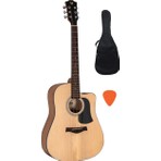 Valler AG240 NA Akustik Gitar 650 cm Uzunlukta Premium Ses Kalitesi ile Kılıf ve Pena Hediyeli