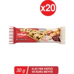 Tadım 30 gr Yer Fıstıklı Bar %65 Yer Fıstığı ve Kuru Meyve İçeriğiyle 20'li Paket Lezzetli Atıştırmalık