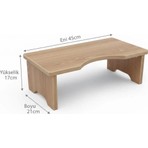 Altınbaşak Dekorasyon Ergonomik Tasarımlı Ayak Yükseltici Basamak 45x21 cm Hafif ve Taşınabilir