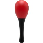 Temel Plastik Marakas Ritim Aleti Kırmızı 13 cm