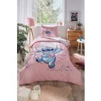 Özdilek Stitch Aloha Tek Kişilik Disney Lisanslı Lastikli Çarşaf Çocuk Nevresim Takımı 7276
