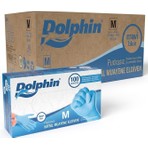 Şeylişeyler - Dolphin Mavi Nitril Muayene Eldiveni Pudrasız - M Beden - 5 Kutu