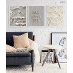 Voba Store 3 Parça Modern Mdf Tablo Seti