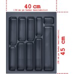 Fullaks 40x45 cm Çekmece İçi Kaşıklık  Kumlu Yüzey