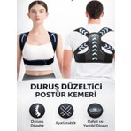 Dik Duruş Düzeltici Ayarlanabilir Unisex Korse Sırt Desteği Duruş Desteği Kambur Düzeltme Kemeri Vücut Üst ve Alt Sırtağrısı Giderici Yelek