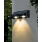 Ack AG60-05801 IP65 3000K Günışığı Solar LED Bahçe Duvar Apliği