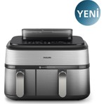Philips NA555/00 5000 Serisi Çift Hazneli Airfryer 9 Lt Fritöz