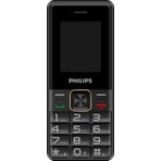 Philips Phılıps Xenium E6105, 128MB, Siyah, 48MB Ram, 1,77INC Ekran, 4g Çift Sim Desteği, Fm Radyo, 1000MAH Pil, Türkiye Kvk Garantili