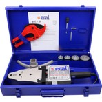 Eral Pprc Plastik Boru Kaynak Makinesi Seti 1500W Çift Rezistans 20-25-32-40 mm Er-04