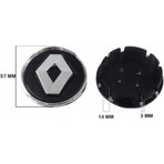 DEPAR DEP2945 Clıo Iv Jant Göbek Arması 56-52 mm Siyah 3D 403152085R (4 Adet)
