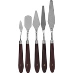 Hannah Metal Spatula Set 5'li Palette Knıves