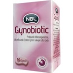 NBL Gynobiotic 10 Kapsül Türkiye Menşeli Probiyotik Mikroorganizma ve Lif İçeren Takviye Edici Gıda