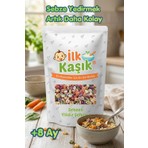 İlk Kaşık Sebze Püreli Yıldız Şehriye 200 gr Tam Buğday Bebek Ek Gıda 90G Sebze Eşdeğeri