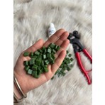 Karsan Mozaik Sanatsal Mikro Mozaik Çimen Yeşili 1X1CM Mozaik Sanatı Malzeme (100GR)