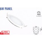 Lampist 6W Sıva Altı Slim Panel Led 3000K (Günışığı)