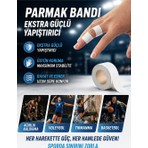 Nutrabella Parmak Bandı Ekstra Güçlü Yapıştırıcı, Ağırlık Kaldırma Için Atletik , Voleybol, Tırmanma Basketbol 1,25 cm 4*5 metre