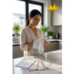 Missclean ( 3 Adet ) 40*40 cm Yüksek Emici Mikrofiber Bulaşık Kurulama Bezi Ekstra Yumuşak ve Hızlı Kuruyan