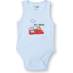 Hellobaby Erkek Bebek Body Çıtçıtlı Yaka Short Sleeve
