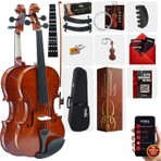 Midex CVL-744-TYS Profesyonel 4/4 Keman Seti (Yastık Tel Reçine Çanta Susturucu Yay)