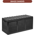 Serinova Plastik Depolama Bahçe Sandığı Bahçe Dolabı Bahçe Mobilyası 320 LİTRE