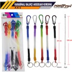 Port Fish Portfish Karabinalı 5 Adet Balıkçı Aksesuar Kordonu