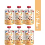 Elite Naturel 6’lı Mango Monkey Organik Karışık Meyve Püresi 110 gr (6 Adet)