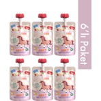 Elite Naturel 6’lı Berry Pony Organik Karışık Meyve Püresi 110 gr (6 Adet)