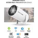 Harvox HY300 Pro+ Projeksiyon Cihazı Taşınabilir Android 13 Sistemli Wifi HDMI USB Destekli Projektör Ultra HD Mini Sinema