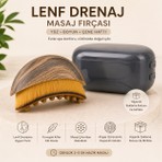 Robeve Lenf Drenaj Masaj Fırçası – Yüz, Boyun ve Çene Hattı Için Ergonomik Tasarım, Yoğun Yumuşak Kıllı Cilt Dostu Masaj Fırçası + Hijyenik Saklama Kutulu, Evde Spa Bakım Aksesuarı