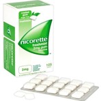 Nicorettee 2 Mg 105 Naneli Nikotin Sakız Özel Üretim Şeker İçeriği Olmadan