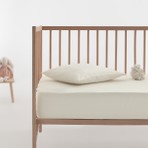 Yataş Mini Softy Bebek %100 Pamuk Lastikli Çarşaf - Krem
