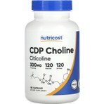 Nutri cost Cdp Choline Citicoline 300 Mg 120 Capsules